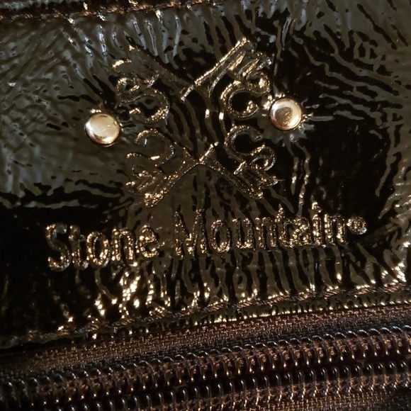 Stone Mountain Patent Leather Black Bag Like New! - Picture 3 of 16
